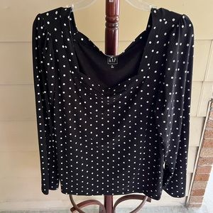 Gap Black Square Neck Shirt